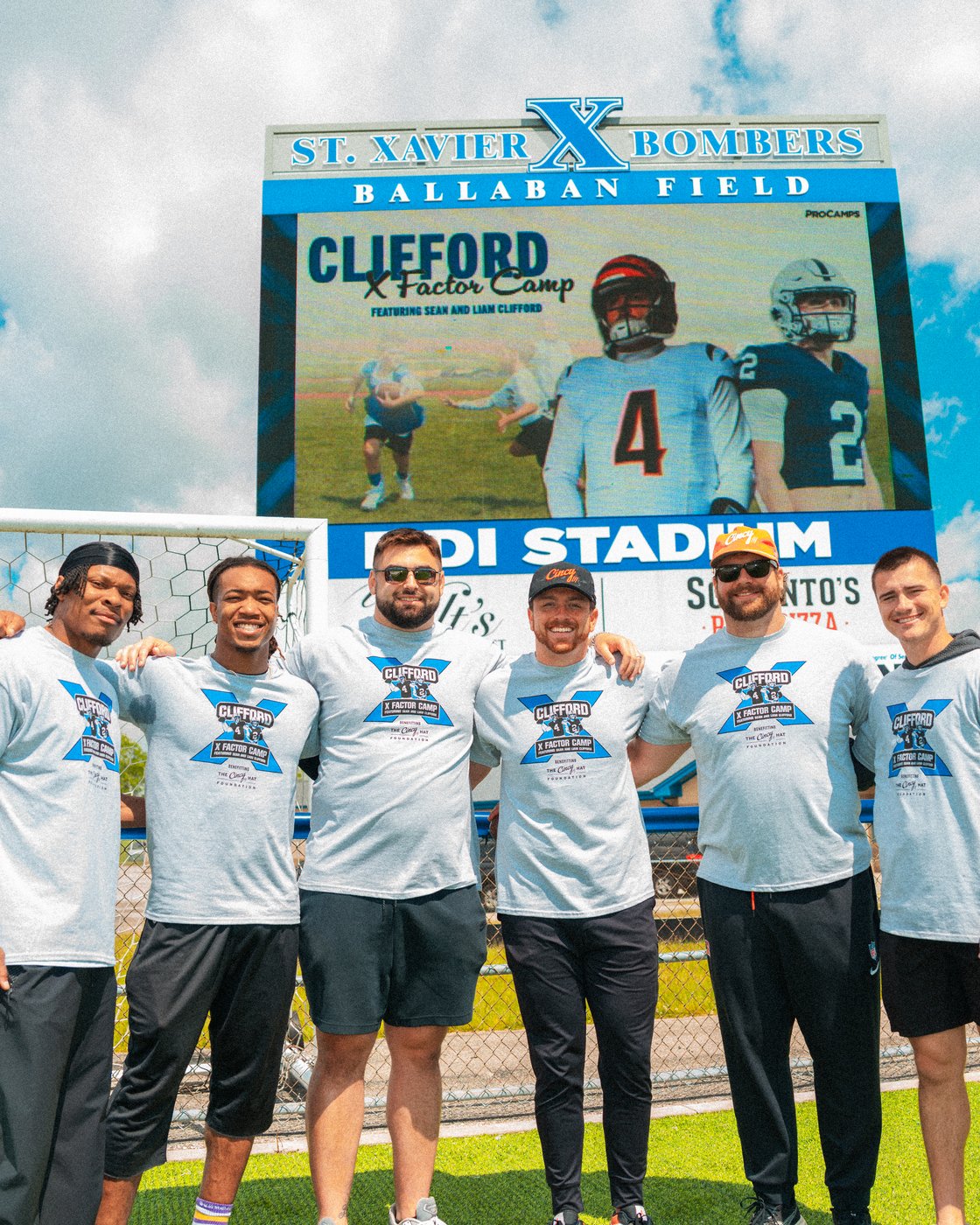 Campers celebrate at Clifford X Factor Camp